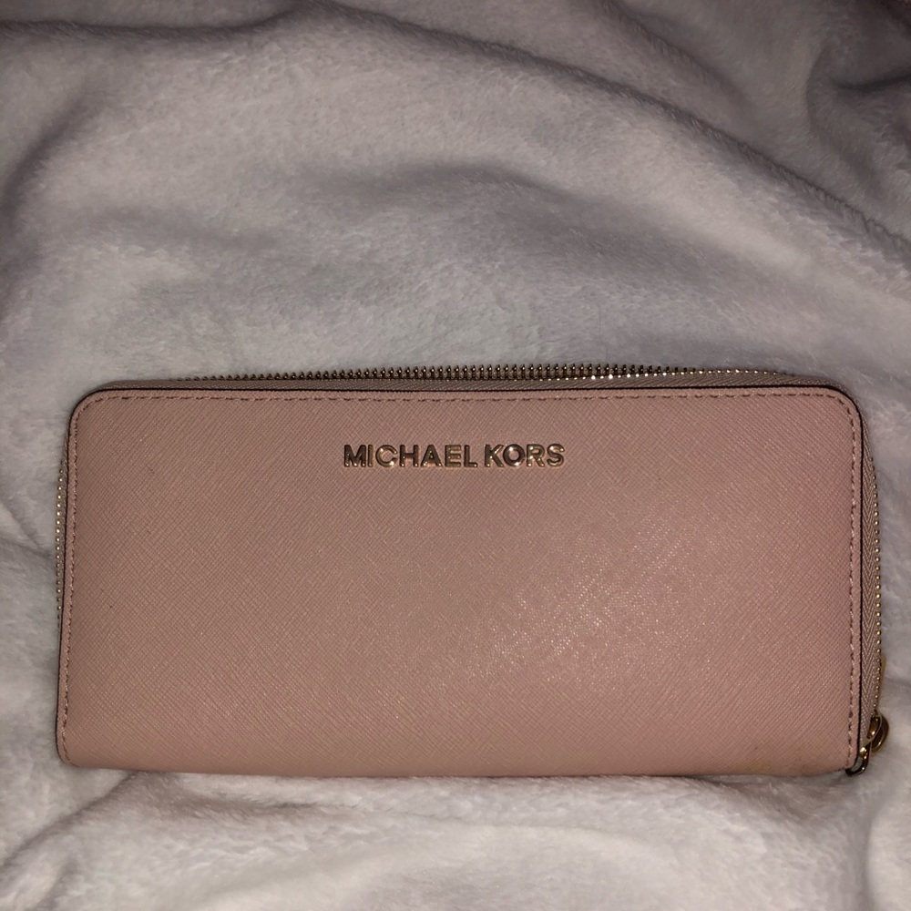 PINK MICHAEL KORS WALLET AUTHENTIC